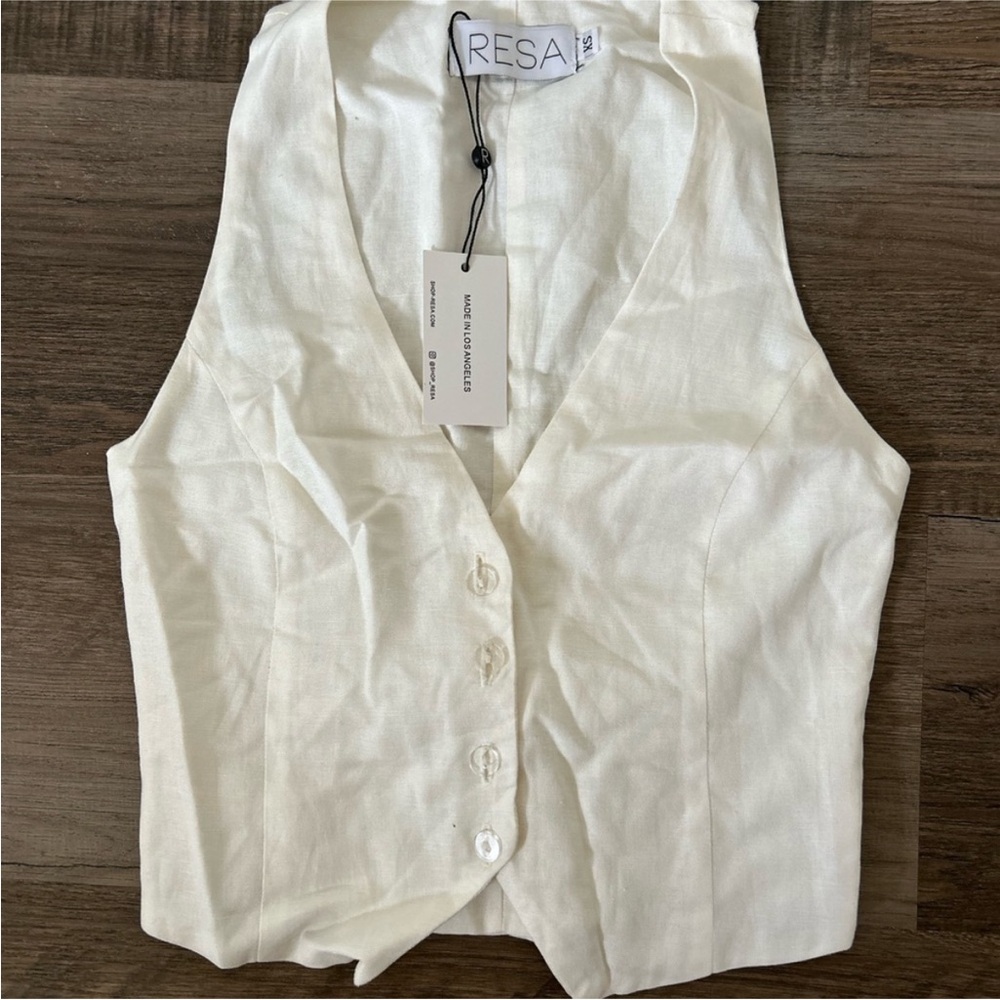 RESA Cream Button Down Shirt